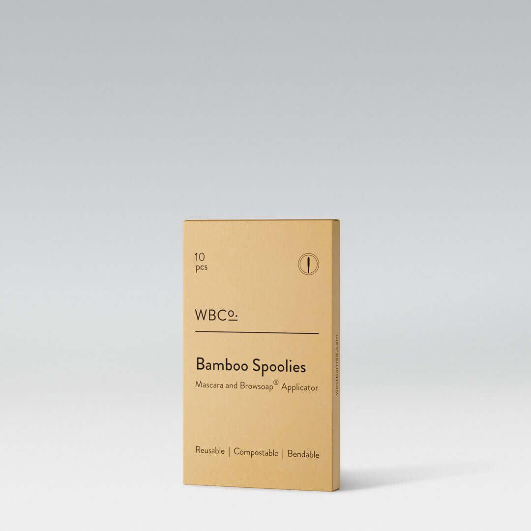 Bamboo spoolie brush Box, pack of 10
