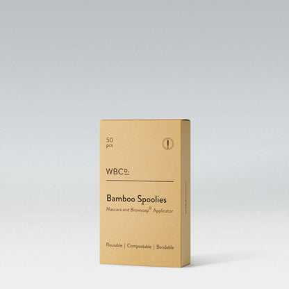 Bamboo spoolie brush Box, pack of 20