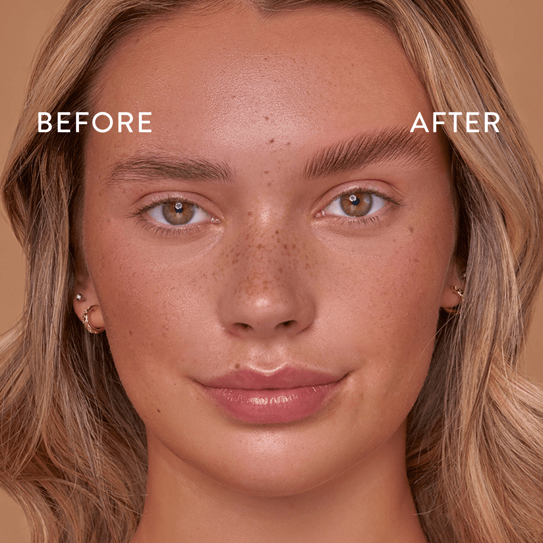 Extra strong soap brows before and after. brow lift