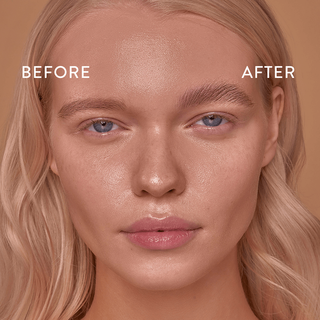 Soap brows before and after