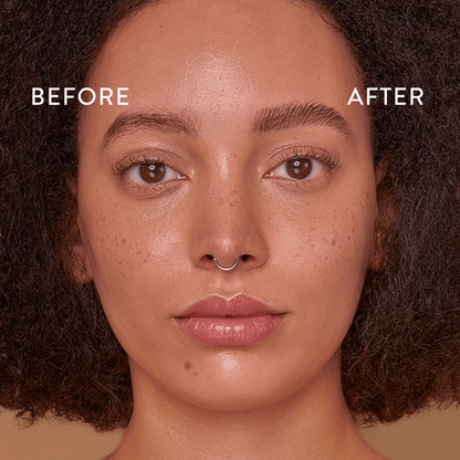 Soap brows before and after