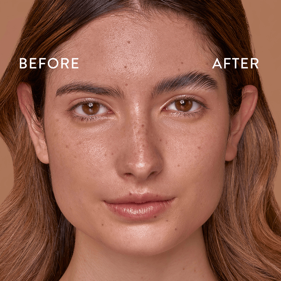 Soap brows before and after