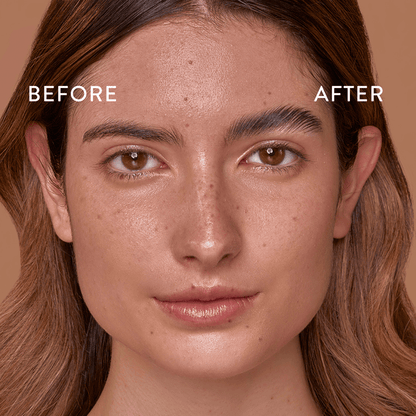 Soap brows before and after