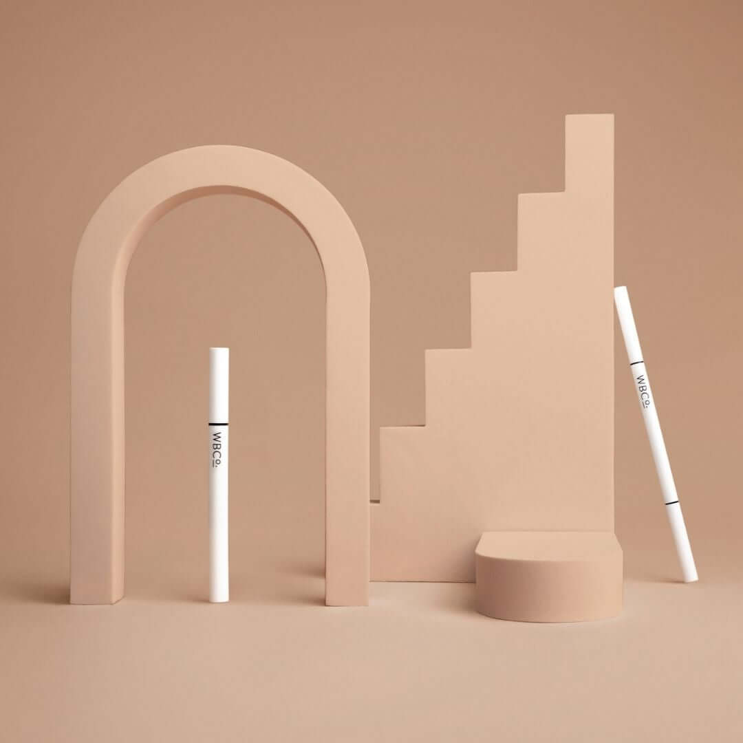 WBCo Pen and Pencil pair on stairs display