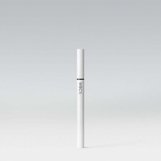 A white eyebrow pencil labeled 'BROW PEN' on a light background.